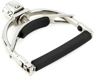 Shubb F1 FineTune Yoke Capo for Steel-string Guitars - Stainless Steel
