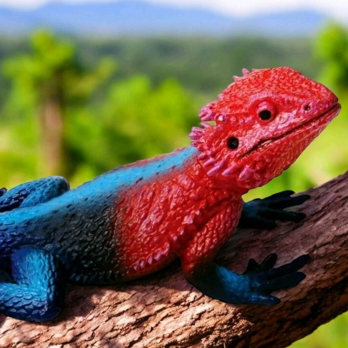 美品!DMC Classics Lizard Acute Mwanza Flat-Headed Rock Agama Incredible Creatures Safari
