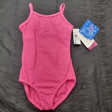 Motionwear Pink Princess Seam Camisole Leotard keyhole back Child Sz 8-10
