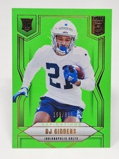2025 Donruss Elite DJ Giddens RC Aspirations Lime Green /999 Colts