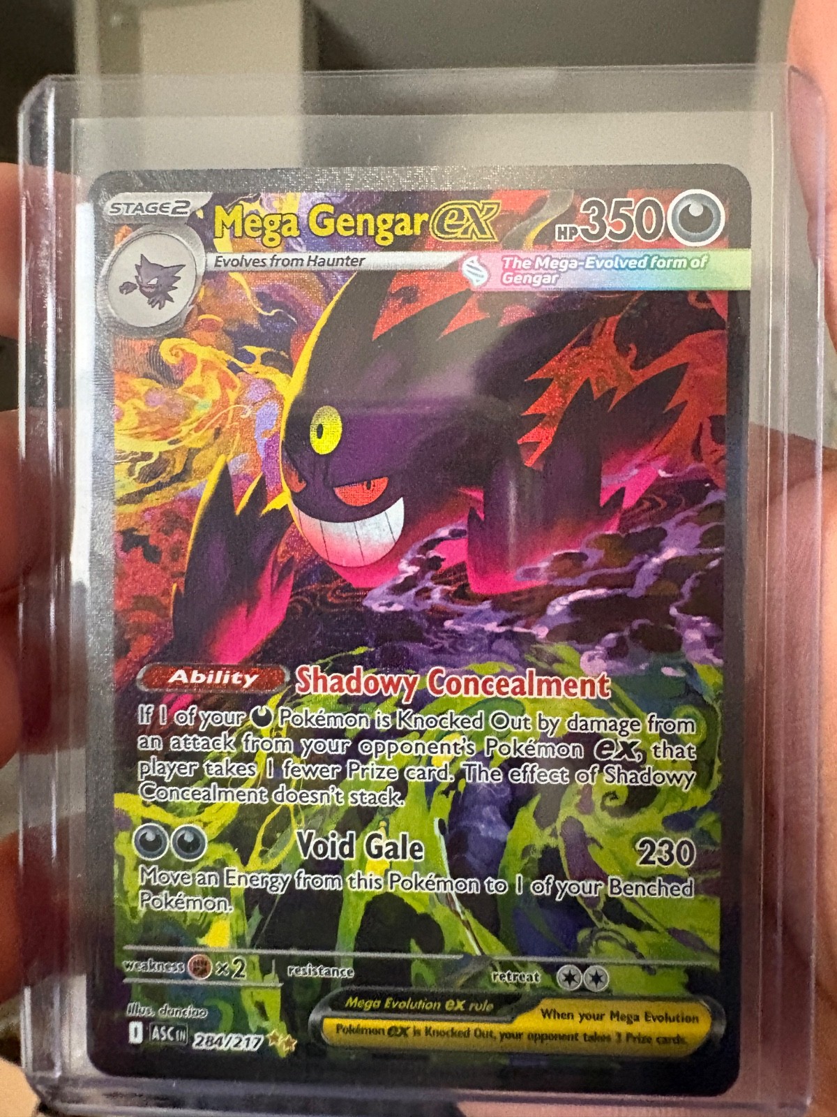 Mega Gengar ex 284/217 Me: Ascended Heroes Holo