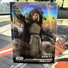 2024 Topps Chrome Star Wars AV-6 Shin Hati Debut Refractor