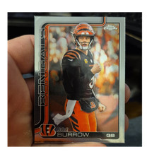 Panini 2025 Prizm Joe Burrow Cincinnati Bengals #62 NFL Football Card