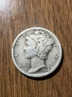 1934 Mercury Dime - Actual Silver Coin Shown Good Shape Same Day Ship Free FM