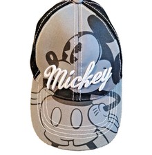 Disney Mickey Mouse Grey Boys Kids Size Baseball Cap Hat