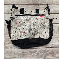 Skip Hop Duo Signature Diaper Bag Grey Geometric Polka Dot Msng Stroller Bag