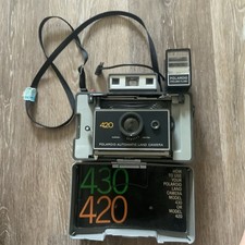 POLAROID AUTOMATIC LAND CAMERA 420 IN CASE WITH STRAP  Manual