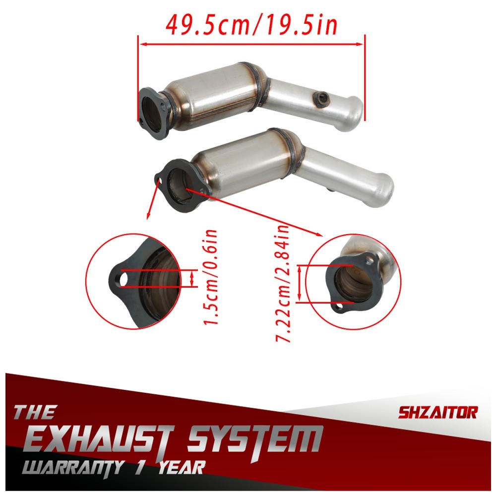Ford GT 2011-2014 Front Catalytic converter