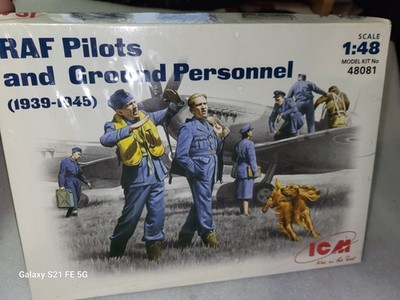Dragon ICM RAF Pilots & Ground Crew 1939-1945 1/48 #48081