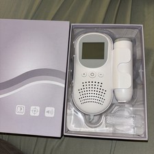 Mini Baby Doppler Heart Monitor Manual Ultrasound Works Great!- No Gel