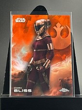 2025 Topps Chrome Star Wars Orange Sapphire ZORII BLISS Card 23/25