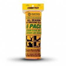 Hunters Specialties Field Dressing Gloves Combo Pack All Season 6 Pack - 01059