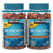 Kirkland Signature Ibuprofen 200mg 1000 Tablets Compare to Advil Exp-03/27