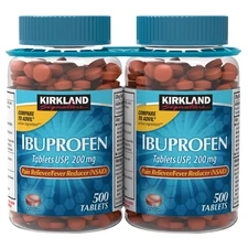 Kirkland Signature Ibuprofen 200mg 1000 Tablets Compare to Advil Exp-03/27