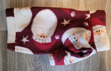 Small/Medium Fleece Dog Sweater Hand Made In USA Christmas HOLIDAY