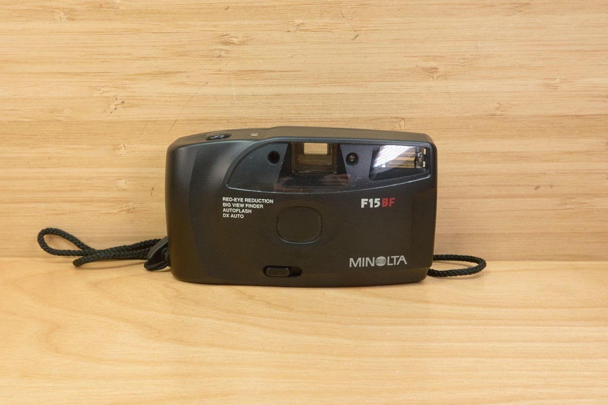 Appareil Photo Argentique Minolta F15 BF - Format 35mm - Testé Et Fonctionnel - Occasion