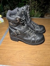 Womens Harley Davidson Motorcycle Biker Boots 85280 Size 7