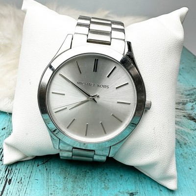Michael Kors MK3178 Runway Silver Dial Stainless Steel  display picture 1