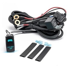 LED Light Bar Wiring Harness 16AWG Nylon Kit for Fog Lights, LED Light 1 Lead