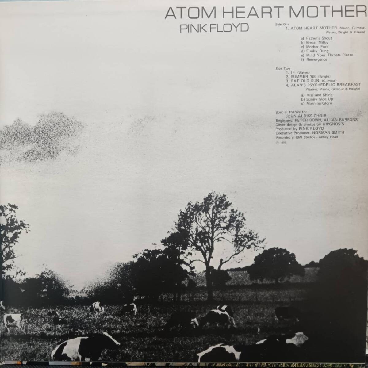 PINK FLOYD ATOM HEART MOTHER OP-80102 JAPAN VINYL LP First