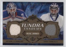 2008-09 Upper Deck Artifacts Copper 47/75 Vesa Toskala Henrik Lundqvist HOF k4s