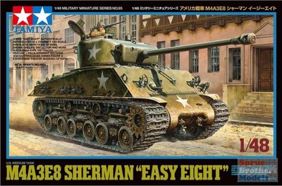 TAM32595 1:48 Tamiya M4A3E8 Sherman 'Easy Eight'