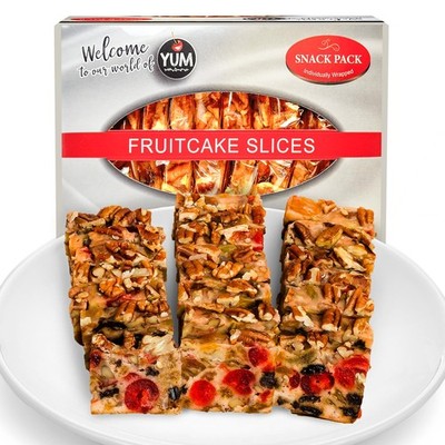 Beatrice Bakery Co Grandma's Original Individually Wrapped Fruitcake Slices, ...