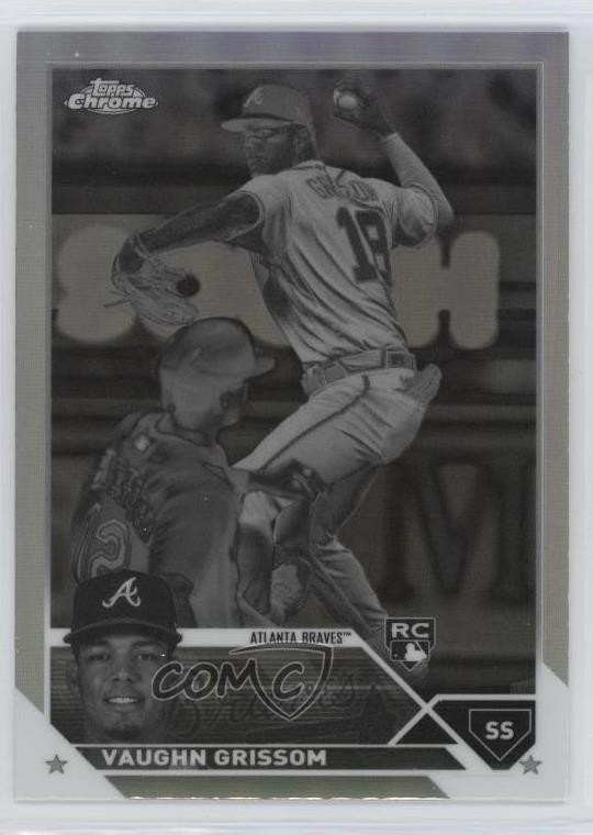2023 Topps Chrome Negative Refractor Vaughn Grissom #48 wo3