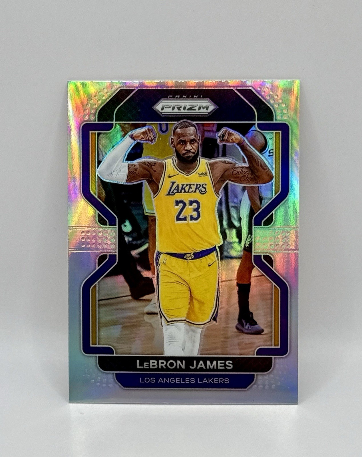 2021-22 Panini Prizm Silver Lebron James #91 NBA Los Angeles Lakers
