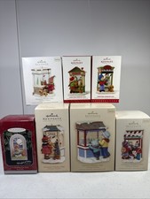 Lot Of 7 Hallmark Christmas Window Ornaments ...
