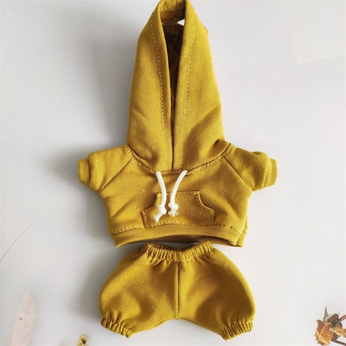 Handmade 15/17cm Doll Clothes Size Fits for LABUBU Plush Colorful Hoodie - Picture 7 of 20