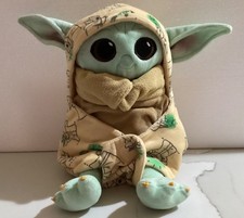 Disney Babies Star Wars Mandalorian Grogu Yoda in Blanket Pouch Plush 11  