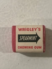 Vintage 1950s Wrigley’s Spearmint Chewing Gum Piece NOS Unopen Sydney Australia