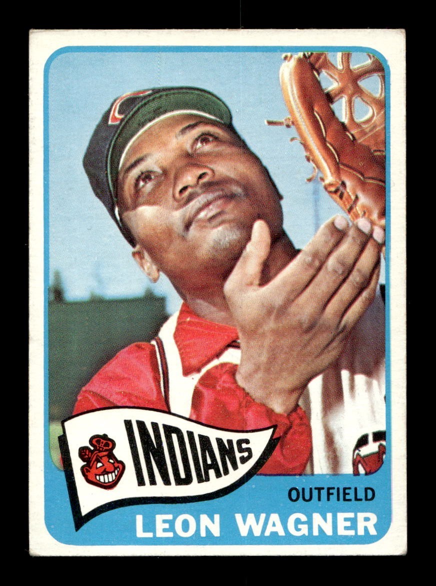 1965 Topps #367 Leon Wagner Indians VG-EX+ *a8