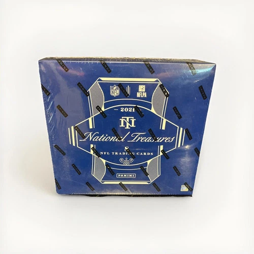 2021 National Treasures Football Hobby Box -Rip + Ship