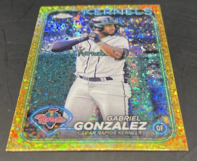 2024 Topps Pro Debut #PDC-10 Gabriel Gonzalez Gold Mini Diamond #15 /50 Twins