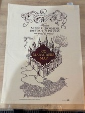 Toalla de té Harry Potter Marauder’s Map - 100 % algodón orgánico, artículo de gira de estudio,
