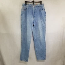 Gitano Vintage 80s 90s Light Wash High Rise Mom Straight Leg Jeans Size 16 Reg