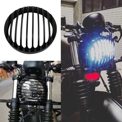 1x Scheinwerfer Schutzabdeckung Retro Metall Grill für Triumph Bobber 2017-2020
