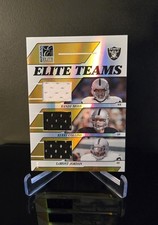 #d 01/99 RELICS 🔥 RANDY MOSS COLLINS JORDAN 2006 Donruss Elite Teams Gold SP GU