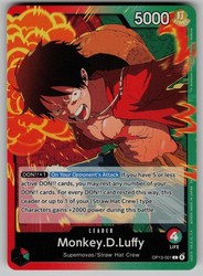 Monkey D. Luffy OP13-001 Carrying On His Will Leader