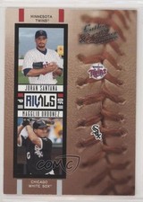 2005 Donruss Leather & Lumber Rivals 1766/2000 Johan Santana Magglio Ordonez 1i5