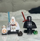 Lego Rey Kylo Ren Custom Printed Minifigure Lot Star Wars The Force Awakens Sith