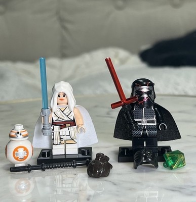 Lego Rey Kylo Ren Custom Printed Minifigure Lot Star Wars The Force Awakens Sith