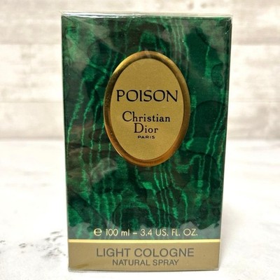 Christian Dior Poison Eau de Cologne 100mL 3.4 FL OZ Vintage Sealed w/Box