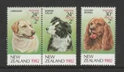 New Zealand 1982 Health Stamps Dogs SG 1270-1272 MNH