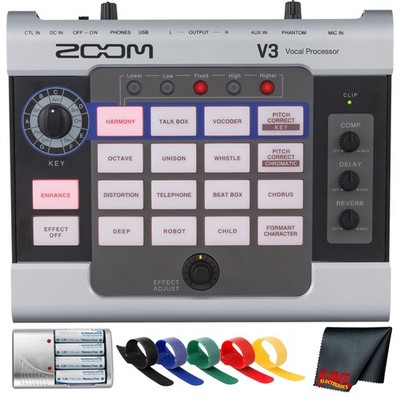 Zoom V3 Vocal Processor w/ Harmony & Pitch Correction