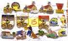 Lot of high quality pins, La Poste, PTT, factor -5-