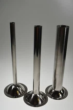 (3) Stainless Sausage stuffer tubes for Biro & Berkel meat grinder    Size #22