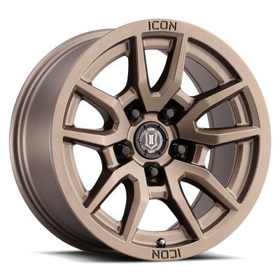 ICON ALLOYS VECTOR 5 BRONZE -17 x 8.5 / 5 x 5'' / -6MM / 4.5'' BS